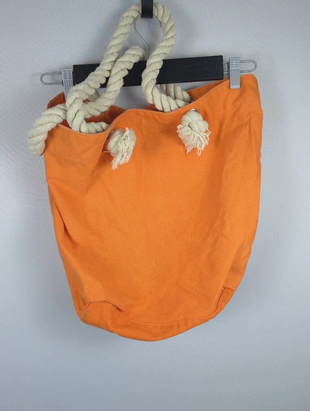 Aperol Spritz Cotton Beach Bag Tote Chunky Rope Handle